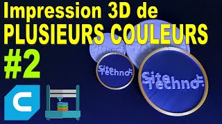 Impression 3D de plusieurs couleurs 2  MultiGCode [upl. by Ennalyrehc94]