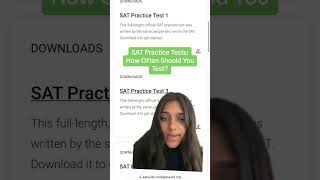 How often should you take SAT practice tests [upl. by Olenka]