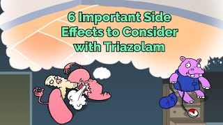 6 Important Side Effects to Consider with Triazolam Step 1 COMLEX NCLEX® PANCE AANP [upl. by Beverly]