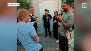 Will Smith e Ed Sheeran a lezione di flauto da Bocelli [upl. by Melliw]