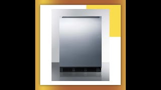 Accucold 24quot Wide AllRefrigerator ADA Compliant Stainless Steel Door [upl. by Verna]