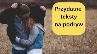 Emocjonalne teksty na podryw [upl. by Fasto613]