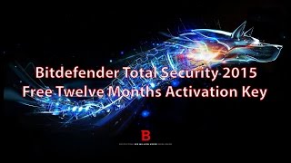 Free Bitdefender Total Security 2015 License Key [upl. by Myrah76]