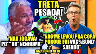 TRETA LAZARONI DETONA NETO POR CAUSA DA COPA DE 90 NETO RESPONDE EX TREINADOR E CAUSA POLEMICA [upl. by Shriver]