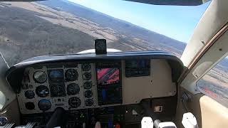 Crosswind Landing in the Beechcraft Bonanza ATC Audio [upl. by Urbanus482]