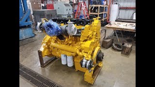 Caterpillar C18 Rebuild Time Lapse [upl. by Ecertap]