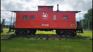 Central Railroad Of New Jersey Caboose  New London [upl. by Inimak421]