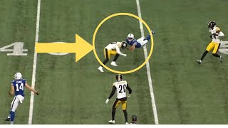 Steelers Defensive Back Damontae Kazee Ejected For Disgusting Hit On Michael Pittman [upl. by Solegnave]