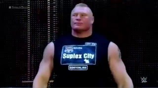 Brock Lesnar WWE Entrance WPaul Heyman [upl. by Sessler]