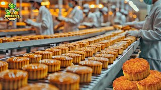 How Mooncakes Are Made in Factory  Mooncake Factory Process [upl. by Bunnie]