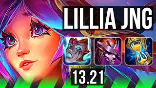 LILLIA vs KAYN JNG  Rank 1 Rank 1 Lillia 5218  JP Challenger  1321 [upl. by Durer]