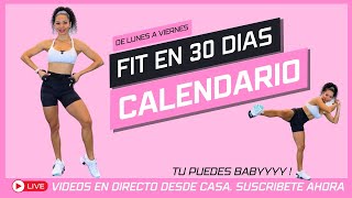 CALENDARIO MENSUAL EN DIRECTO  RETO ABS  Cuerpo playa con Fitness by Vivi [upl. by Aznola273]