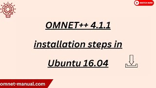 OMNET 4 1 1 installation steps in Ubuntu 16 04 [upl. by Sesom]