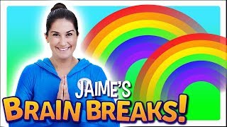 Rainbow of Confidence  Brain Breaks for Kids  Cosmic Kids [upl. by Erastus]