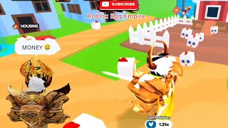 I earned BILLIONS selling chicken eggs — Roblox Egg Empire  UNEDITED [upl. by Nnaeus]