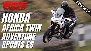 2024 Honda Africa Twin Adventure Sports ES  First Ride With Chris [upl. by Hammer16]