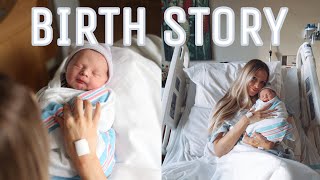 NATURAL BIRTH STORY  positive experience [upl. by Estell15]