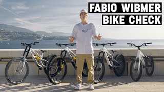 Fabio Wibmer  Bike Check  All bikes from quotVideo Gamequot [upl. by Graf526]