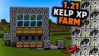 Simple 121 Kelp XP Farm in Minecraft Bedrock MCPEXboxPSSwitchPC‏ [upl. by Hengel]