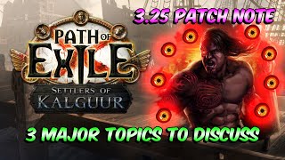 325 Hot overlooked topics from patch note  Path of Exile Settlers of Kalguur [upl. by Auqinu]