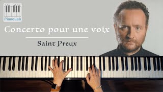 Concerto pour une voix  Saint Preux  piano cover [upl. by Niccolo]