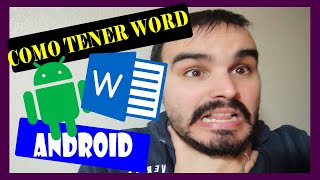 ♋ Como INSTALAR Word en ANDROID 🥘 Usar Word en TABLET 🍊 Como tener Word en mi CELULAR 🍐 [upl. by Hoskinson]