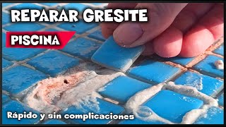 REPARAR GRESITE PISCINAS [upl. by Nocaj]