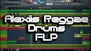 Free Quality Reggae Drums FLP [upl. by Arsuy303]