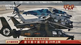 Z20 helicopter 空军空降兵某部直8 直9 直20齐上阵 [upl. by Sophey821]