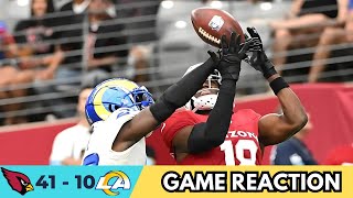 Cardinals DESTROY Rams Cardinals vs Rams Reaction [upl. by Yerag]