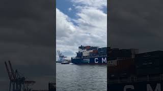 CMA CGM CONTAINER SHIP  CMA CGM RUNDALE  AMAZING SHIP shorts containership [upl. by Adneram]