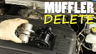 MK7 Turbo Muffler Delete Install DIY [upl. by Cosette]