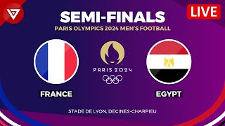 🔴FRANCE vs EGYPT  SEMIFINALS MENS FOOTBALL PARIS OLYMPICS 2024 Preview amp Predictions [upl. by Sandye]