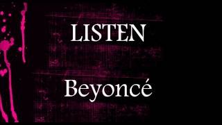 Listen  Beyoncé  Lower Key Karaoke 5 [upl. by Topliffe]