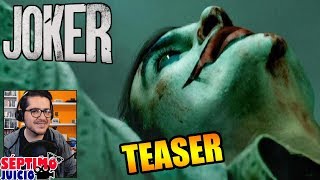 Joker 2019 Teaser tráiler  OPINIÓN Y ANÁLISIS  SJ [upl. by Schonthal920]