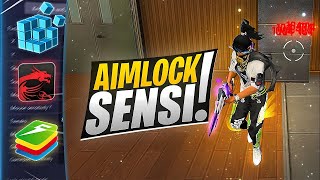 This Aimlock Setting Gives 99 Headshots Bluestacks 4 l Msi 4 [upl. by Nellahs]