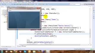 Master  Detail JTable in Java Desktop Application in Eclipse [upl. by Alisan]