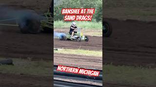 Nitro fueled BIG BORE BANSHEE dragracing offroad northernmichigan bigbore nitro atv bikelife [upl. by Colligan]