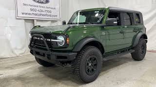 Eruption Green 2023 Ford Bronco WILDTRAK Review [upl. by Nimajaneb383]