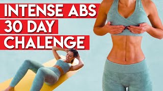 INTENSE ABS in 30 Days CHALLENGE 🔥  Day 1 [upl. by Barbaraanne]