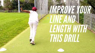 Improve Bowling Line and Length Cricket Bowling Tips [upl. by Georg]