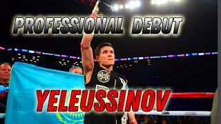 Данияр Елеусинов первый бойDaniyar Yeleussinov professional debut [upl. by Nevetse]