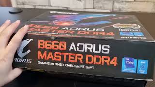 Esta placa es preciosa  B660 Aorus Master DDR4 [upl. by Lipman]