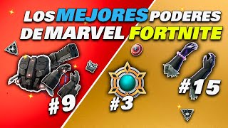 Ranking MEJORES PODERES DE MARVEL EN FORTNITE  MEJORES PODERES DE MARVEL FORTNITE BLAZZ [upl. by Aninaj]