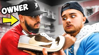 Creasing Sneakers In Sneaker Stores [upl. by Nednerb304]