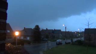 Onweer 3 januari 2014  rukwinden lightning storm 3 January 2014 [upl. by Elda300]