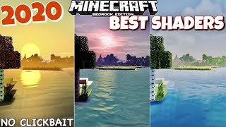 TOP 15 Minecraft PE Ultra Realistic Shaders of 2020 [upl. by Avehsile482]