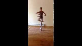 9 pirouettes on pointes Age 13 Russian ballerina Academy of Classical Russian Ballet [upl. by Felicity]