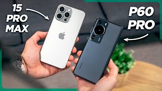 HUAWEI P60 Pro vs iPhone 15 Pro Max Sigue SIENDO MEJOR [upl. by Cud]