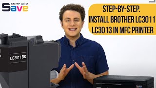 Brother MFCJ497DW Printer Ink Cartridges Installation [upl. by Sugirdor]